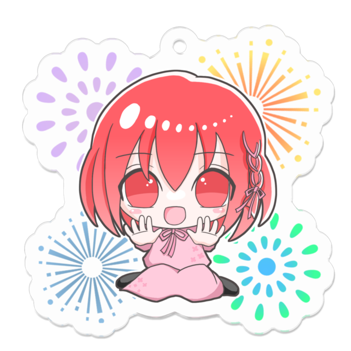 アクリルキーホルダー - 50 x 50 (mm)