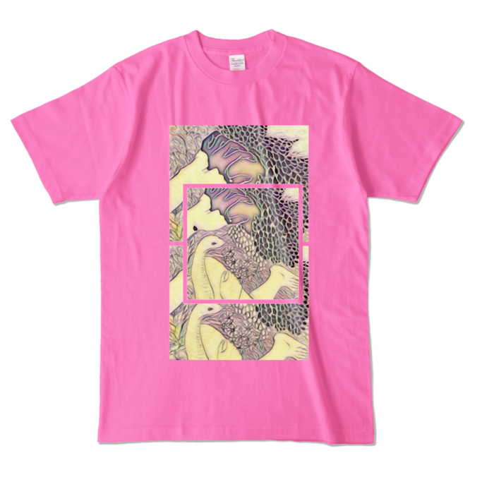 カラーTシャツ - L - ピンク (濃色)