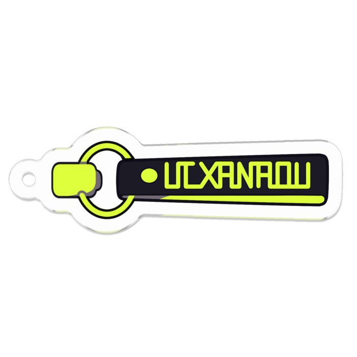 アクリルキーホルダー（コーティング） - 50 x 50 (mm)