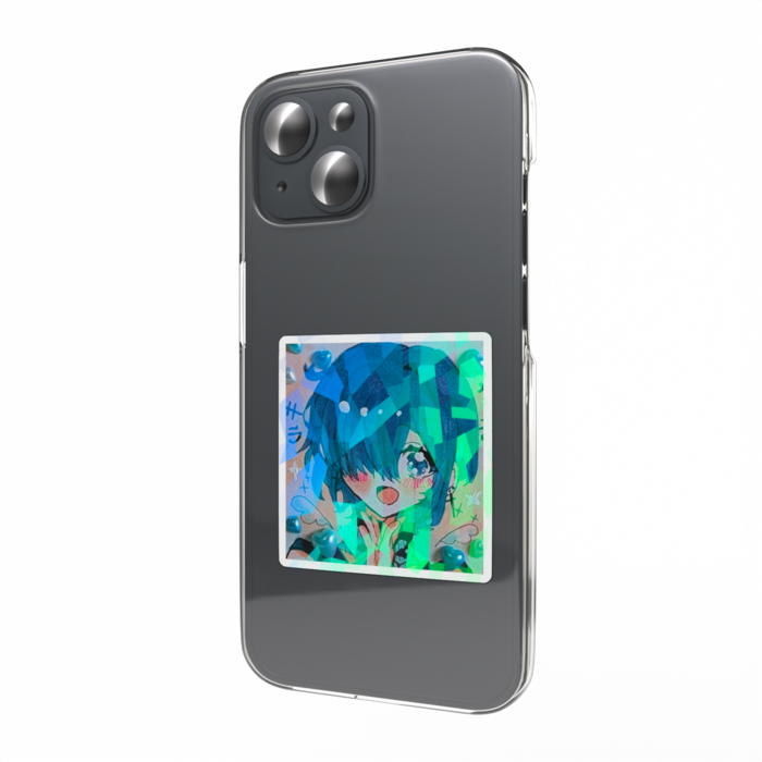 ホログラムスマホステッカー - 縦