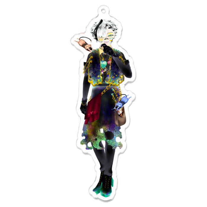 アクリルキーホルダー - 100 x 100 (mm)