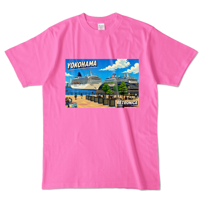 カラーTシャツ - L - ピンク (濃色)