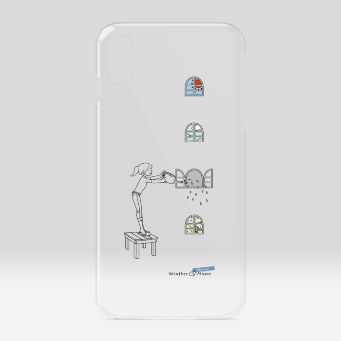 rainy クリアiPhoneケース - iPhone XSMax
