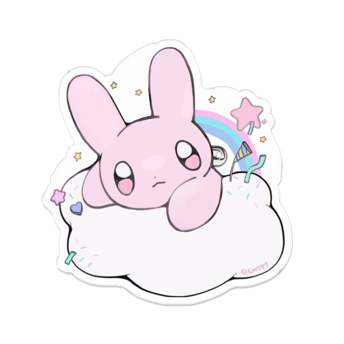 アクリルバッジ - 70 x 70 (mm)