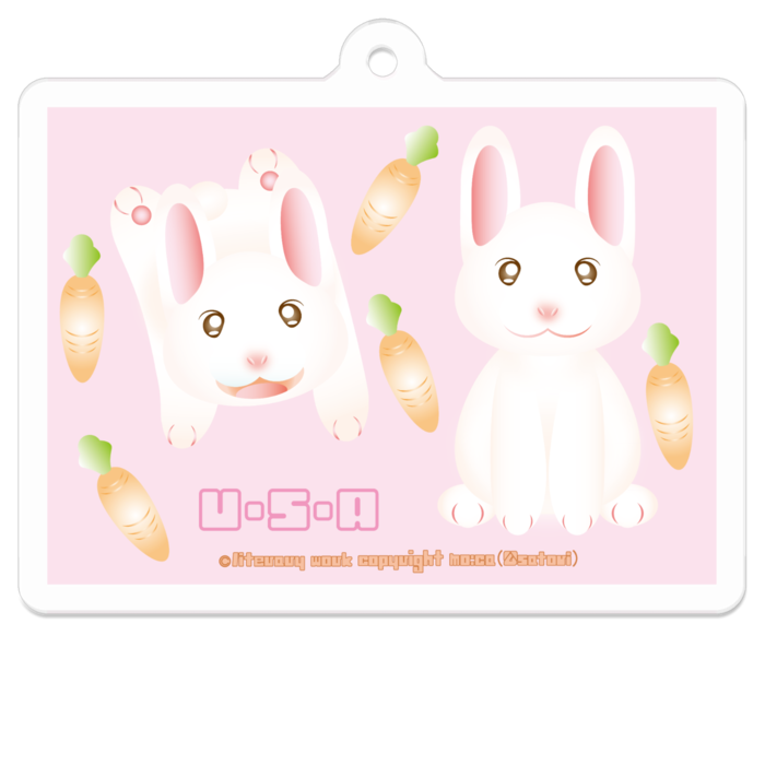 アクリルキーホルダー - 50 x 50 (mm)