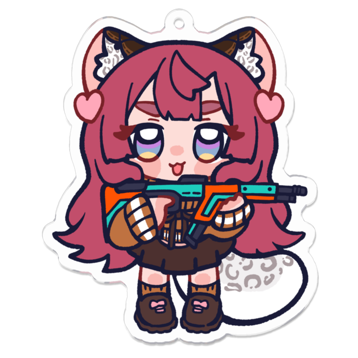アクリルキーホルダー - 70 x 70 (mm)