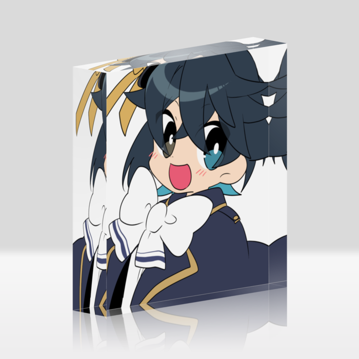 アクリルブロック - 100x100mm(ホワイト)