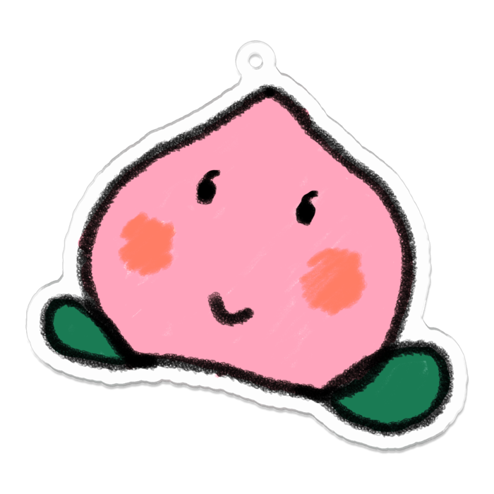 アクリルキーホルダー - 70 x 70 (mm)
