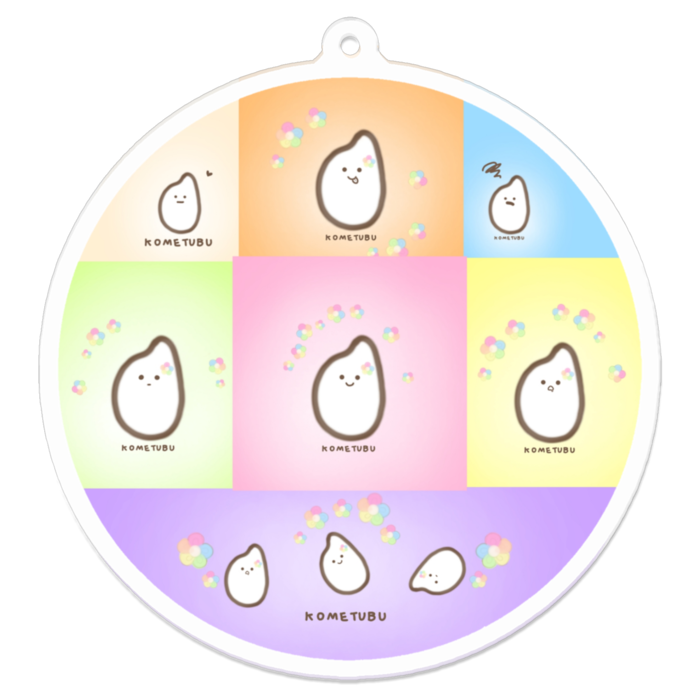 アクリルキーホルダー - 70 x 70 (mm)