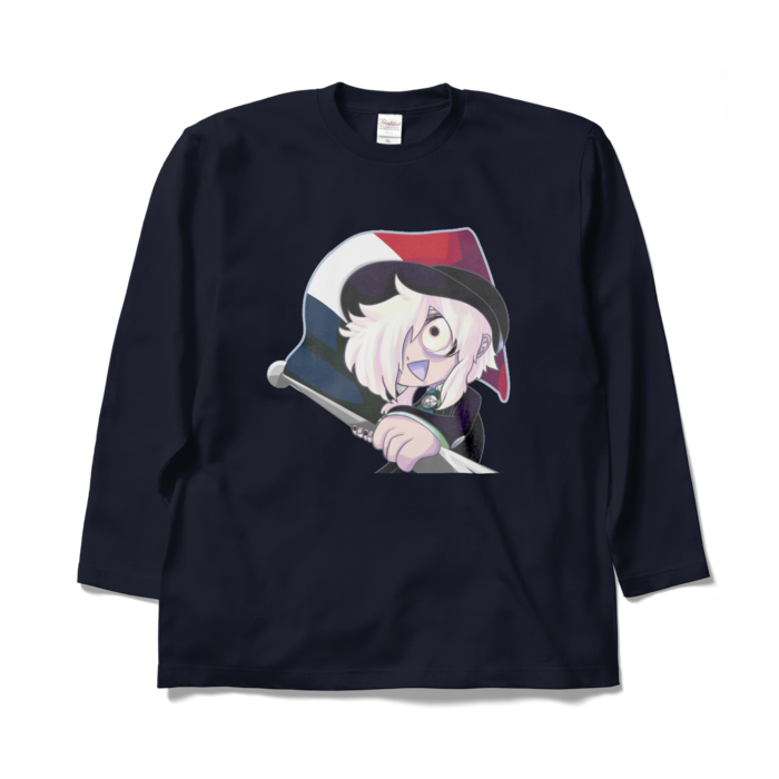 ロングスリーブTシャツ - XL - ネイビー