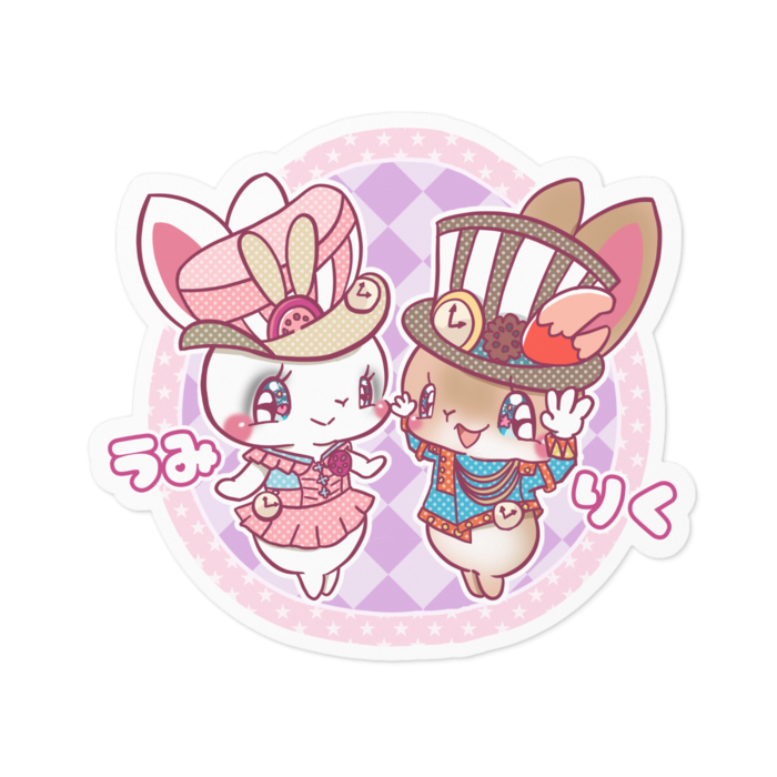 ステッカー - 100 x 100 (mm)