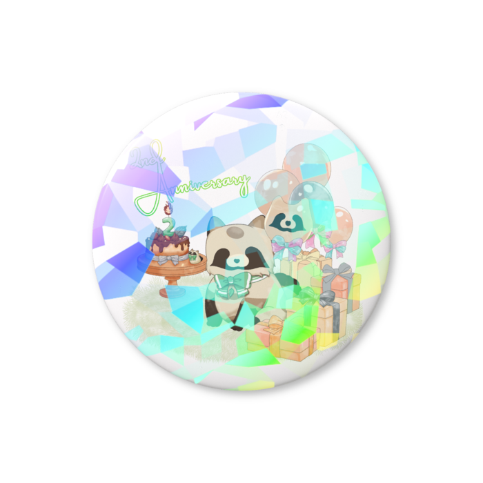 ホログラム缶バッジ - 56mm