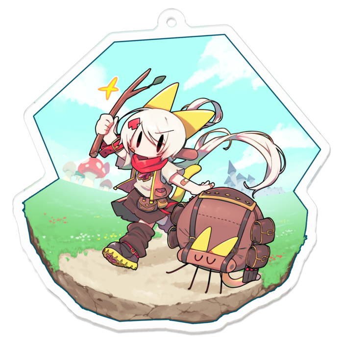 アクリルキーホルダー - 70 x 70 (mm)