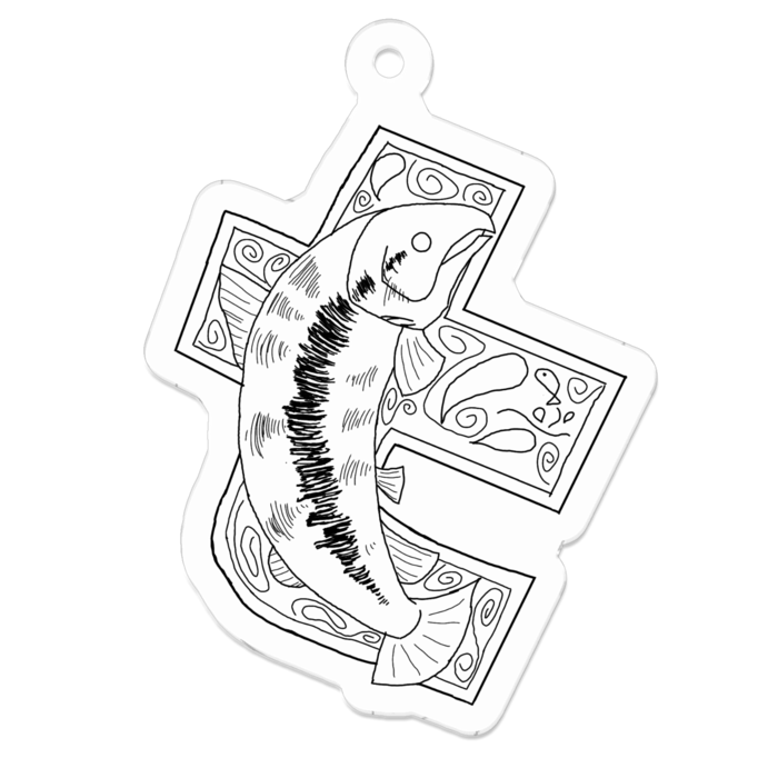 アクリルキーホルダー(モノクロ)