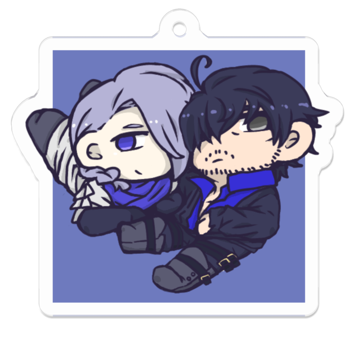 アクリルキーホルダー - 50 x 50 (mm)