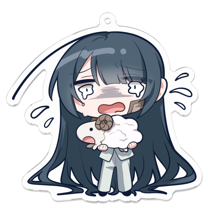 アクリルキーホルダー - 70 x 70 (mm)