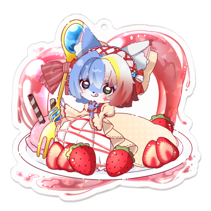 アクリルキーホルダー - 70 x 70 (mm)
