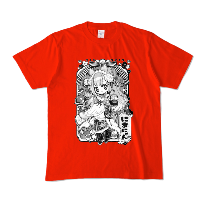 Monochrome T-Shirt - M - Red