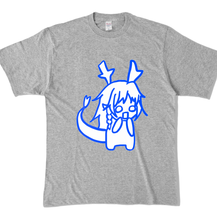 カラーTシャツ - XL - 杢グレー (濃色)