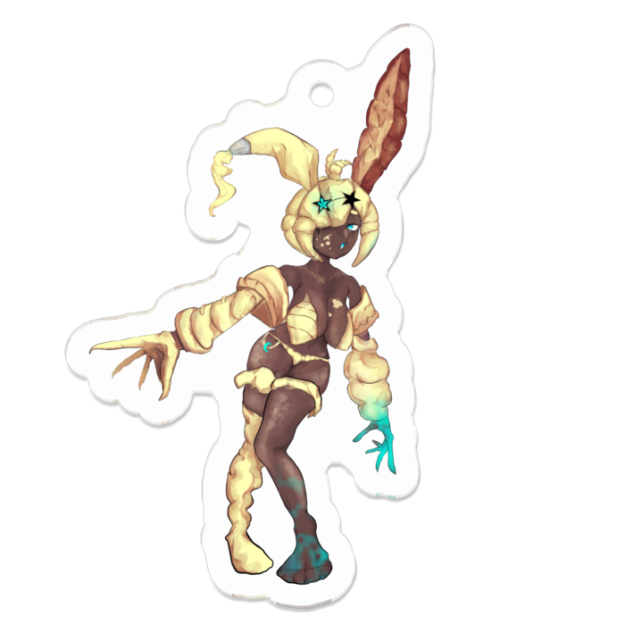 アクリルキーホルダー - 50 x 50 (mm)