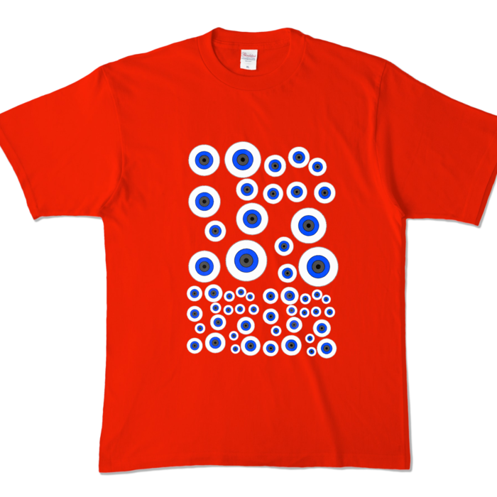 カラーTシャツ - XL - レッド (濃色)