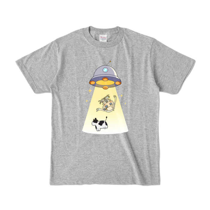 カラーTシャツ - S - 杢グレー (濃色)