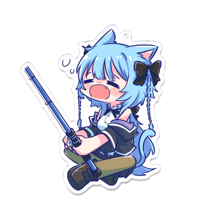 アクリルキーホルダー - 100 x 100 (mm)