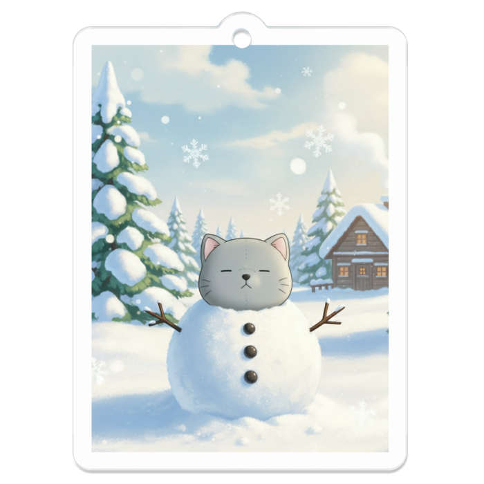 アクリルキーホルダー - 50 x 50 (mm)