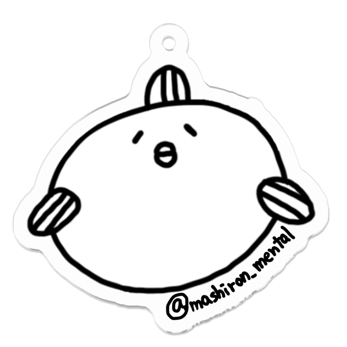 アクリルキーホルダー - 50 x 50 (mm)