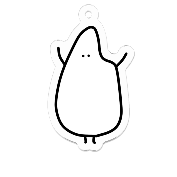 アクリルキーホルダー - 50 x 50 (mm)