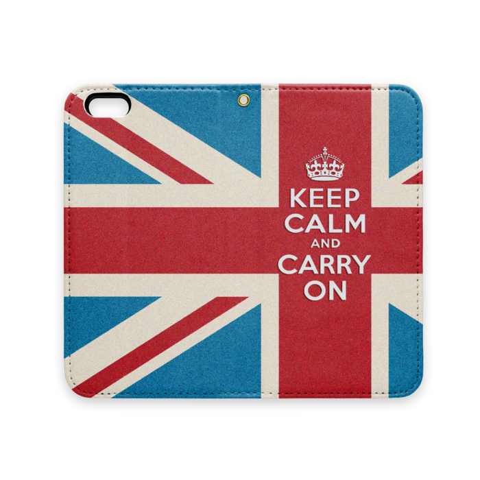 手帳型iPhoneケース（ベルトなし） - iPhone 6 / 6s - ストラップ穴 あり