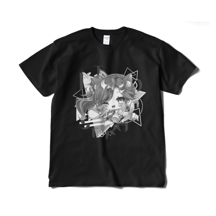 黒Tシャツ(モノクロ)XL