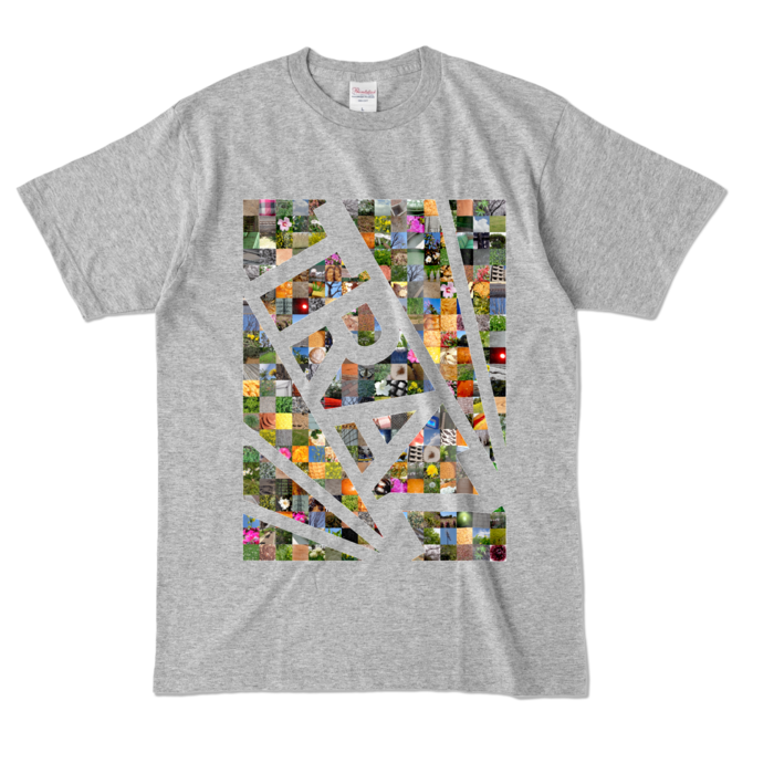 カラーTシャツ - L - 杢グレー (濃色)