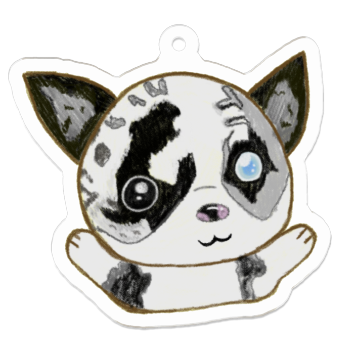 アクリルキーホルダー - 50 x 50 (mm)