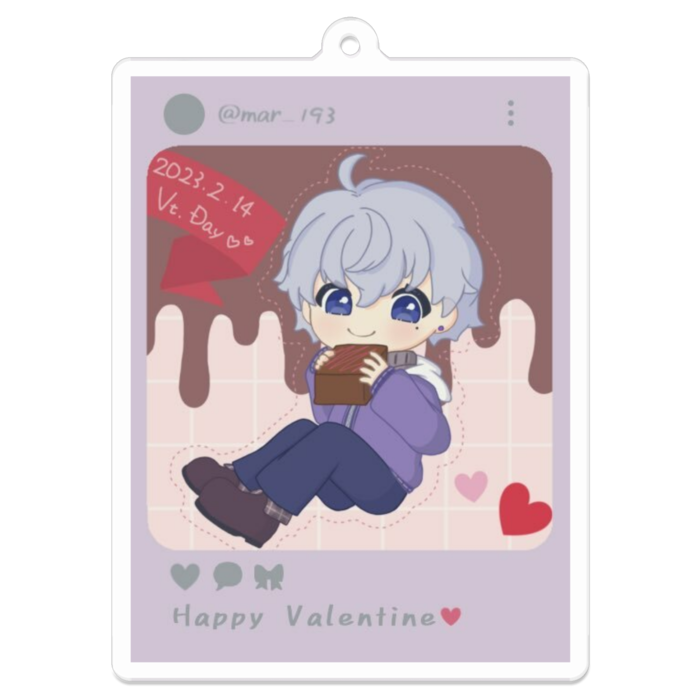 アクリルキーホルダー - 70 x 70 (mm)