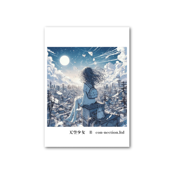 フォト風カード - 縦 - 片面