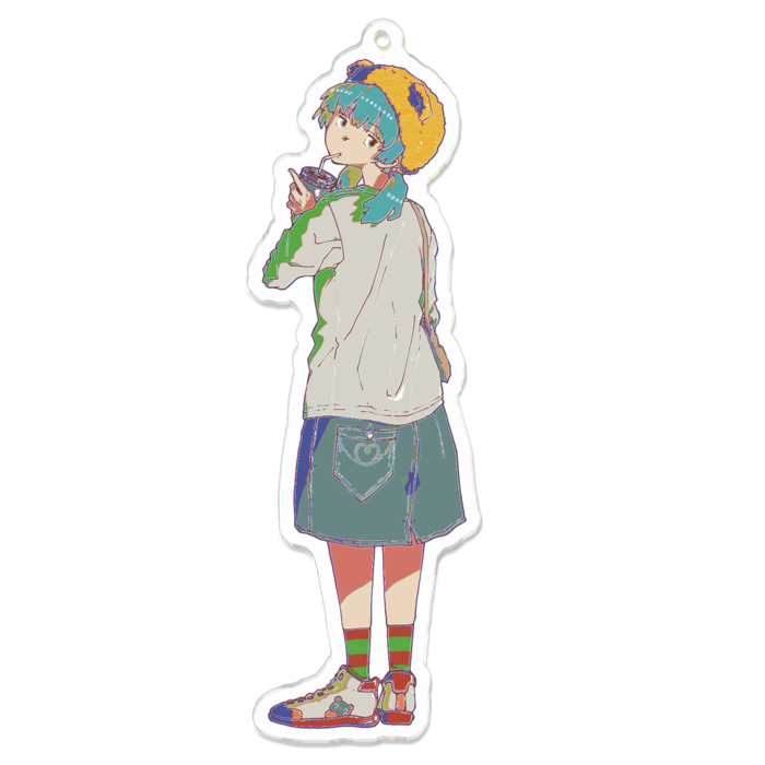 アクリルキーホルダー - 100 x 100 (mm)