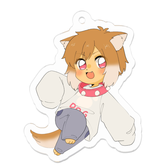 アクリルキーホルダー - 50 x 50 (mm)