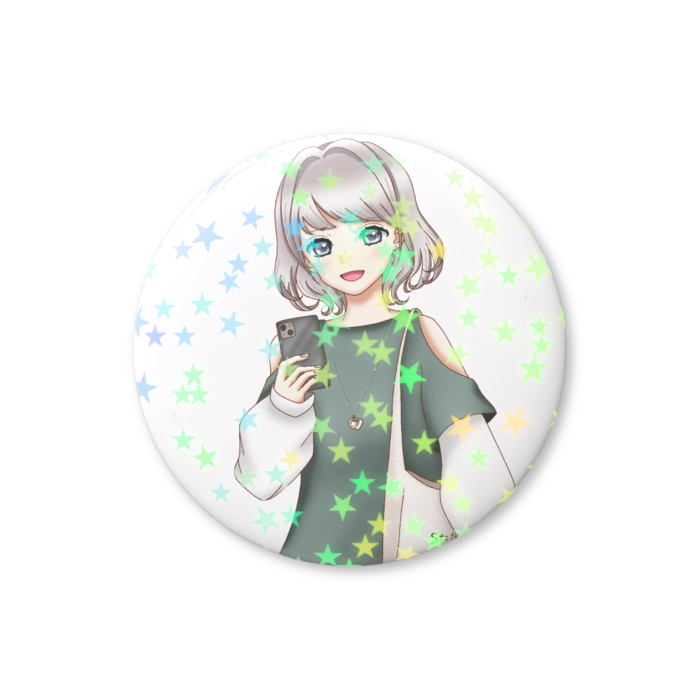 ホログラム缶バッジ - 25mm