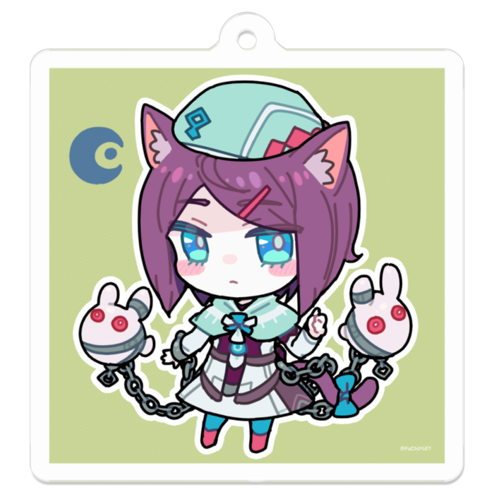 アクリルキーホルダー - 50 x 50 (mm)