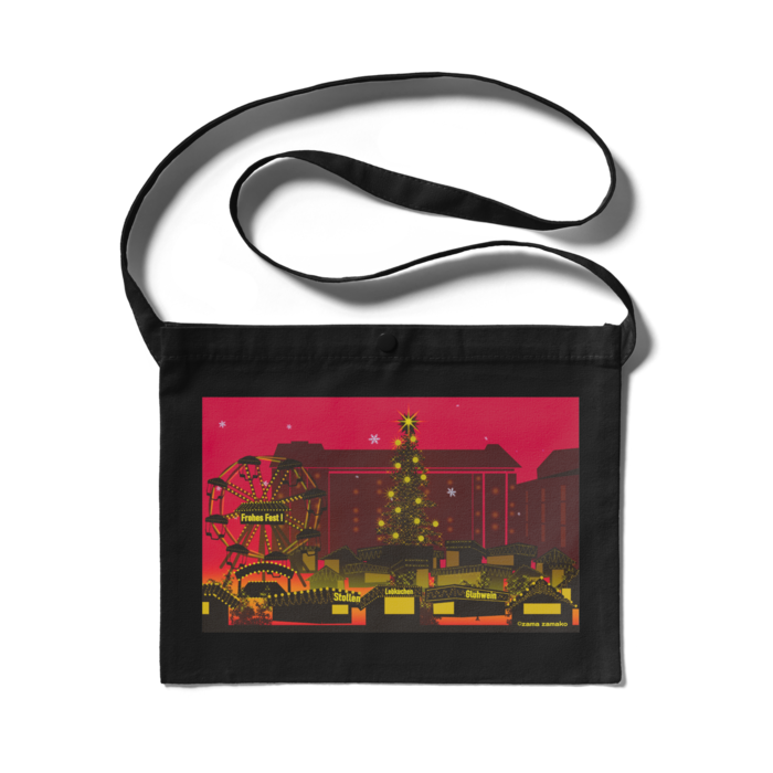 サコッシュ -レッド- 300 x 230 (mm)(6)