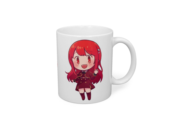 ちびVるんちゃん - 直径 8 cm / 高さ 9.5 cm