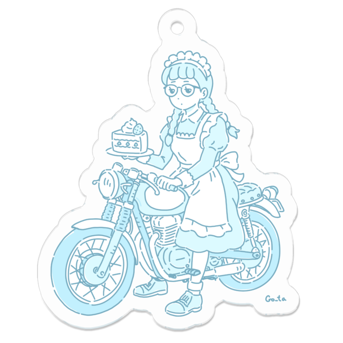 アクリルキーホルダー - 50 x 50 (mm)