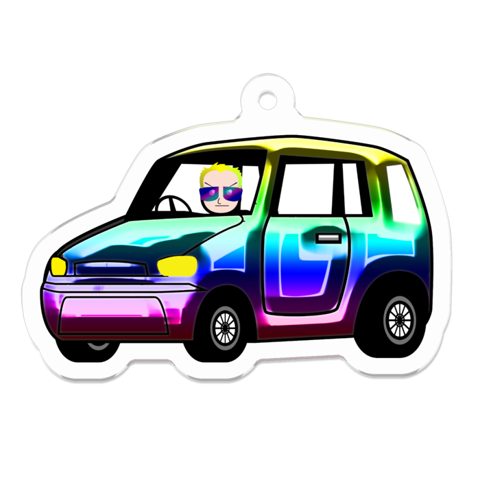 アクリルキーホルダー - 50 x 50 (mm)