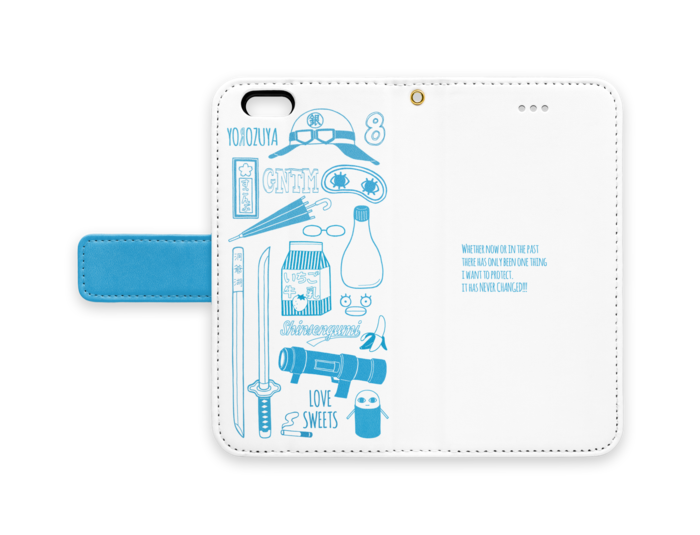 手帳型iPhoneケース - iPhone6 - ストラップ穴 あり