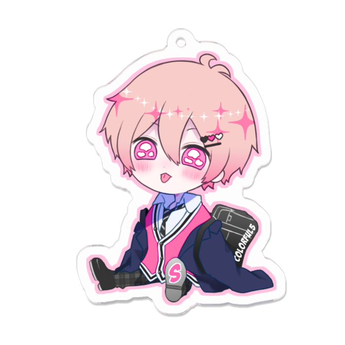 アクリルキーホルダー（コーティング） - 70 x 70 (mm)