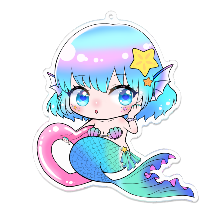 アクリルキーホルダー - 100 x 100 (mm)