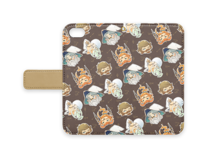 手帳型iPhoneケース - iPhone 8 / 7 - ストラップ穴 あり