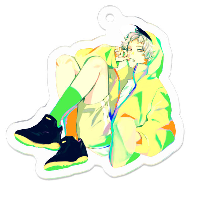 アクリルキーホルダー - 50 x 50 (mm)