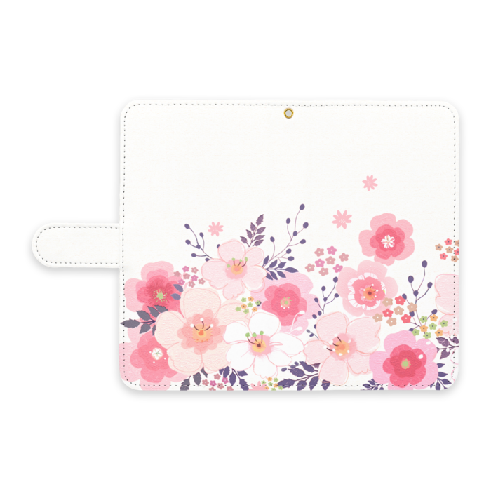 手帳型Androidケース - L - ストラップ穴 あり